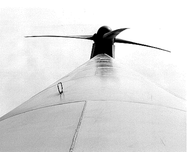 1999年测试风机上的雷电报警传感器